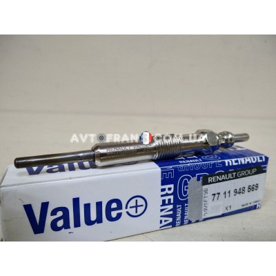110654876R Свічка розжарювання 1.5 DCI Renault VALUE+ 7711948569