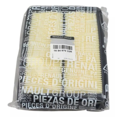 165467033R Фільтр повітряний 1.2 TCe, 1.5 DCI, 1.6 DCI Renault Оригінал