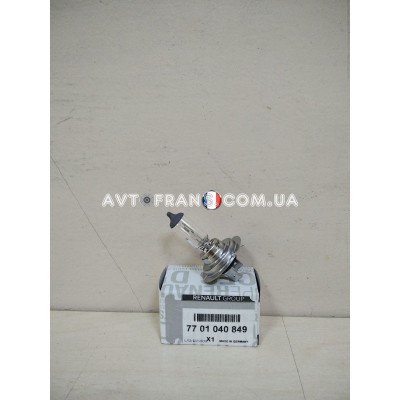 7701040849 Лампочка H7 12V 55W Renault Оригінал
