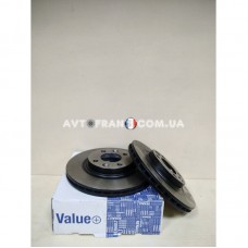 402065054R Диски гальмівні вентильовані (комплект 2 шт.) Renault VALUE+ 7711948125